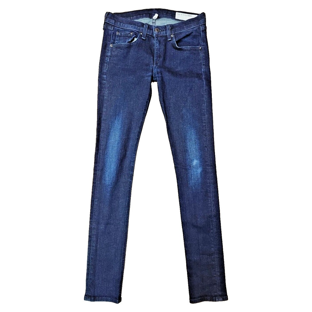 Rag & Bone Skinny Jeans Women's Size‎ 26*  Blue Denim Low Rise Stretch Made USA